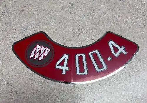 Buick 400 4 Barrel Decal