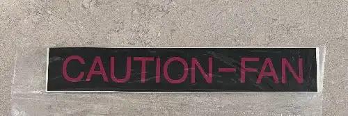 Studebaker 1961-1965 Caution Fan Decal
