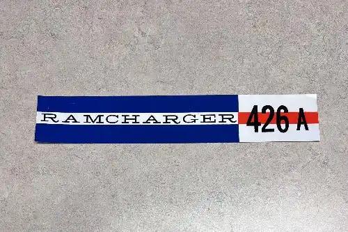 Dodge 1963-64 Ramcharger 426 A Valve Cover Decal Mopar Restoration EXC relic has been stored safely away for decades and measures approximately 1.75 in by 9.75 inch