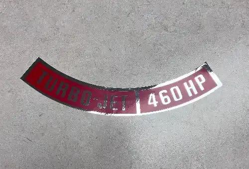 Turbo Jet 460 Horsepower Decal