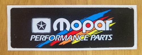 MOPAR PERFORMANCE Decal MOPAR PENTASTAR logo Retro These have been stored for decades and measures 4 1/2 inches wide and the length is 1 1/2 inch. Great Mopar item