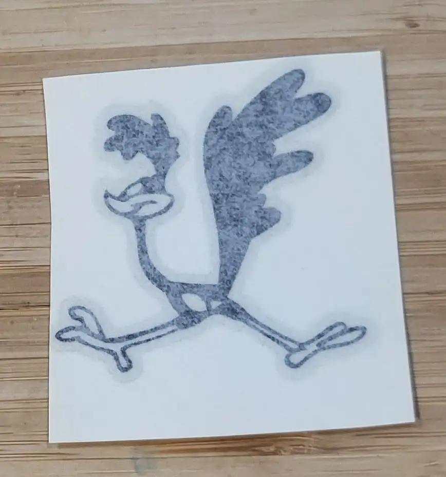 Plymouth 1968 Road Runner Door Left Hand Bird Decal Restoration NOS Relic has been safely stored away with care for decades measures approximately 2 inch x 2 in