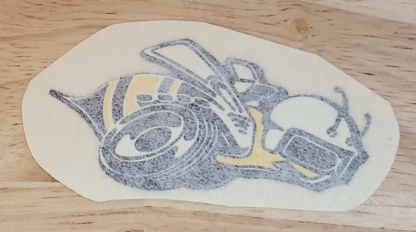 Dodge 1971 Super Bee Deck Lid Decal NOS Restoration EXC Condition Relic has been safely stored away with care for decades measures approximately 1.25 inch x 2.5 in
