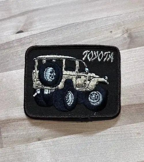 Toyota Land Cruiser Vintage Glitter Patch