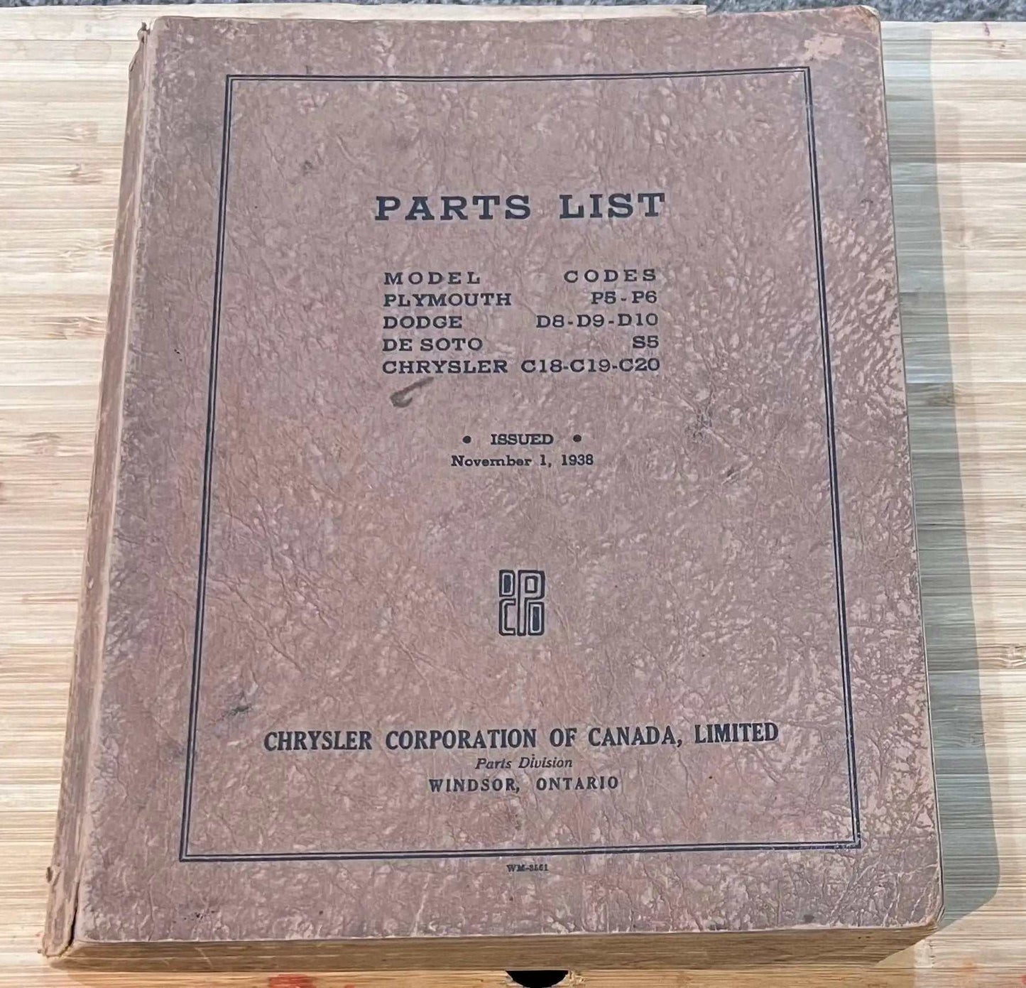 Plymouth Dodge De Soto Chrysler Nov 1 1938 Parts List Manual Restoration Relic has been stored away safely for decades and ton of information within the manualPlymouth Dodge De Soto Chrysler Nov 1 1938 Parts List Manual Restoration Relic has been stored away safely for decades and ton of information within the manual