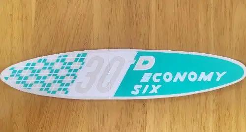 30 D Economy 6 Plymouth Decal 1960 Valve Cover Oblong Decal EXC Ready