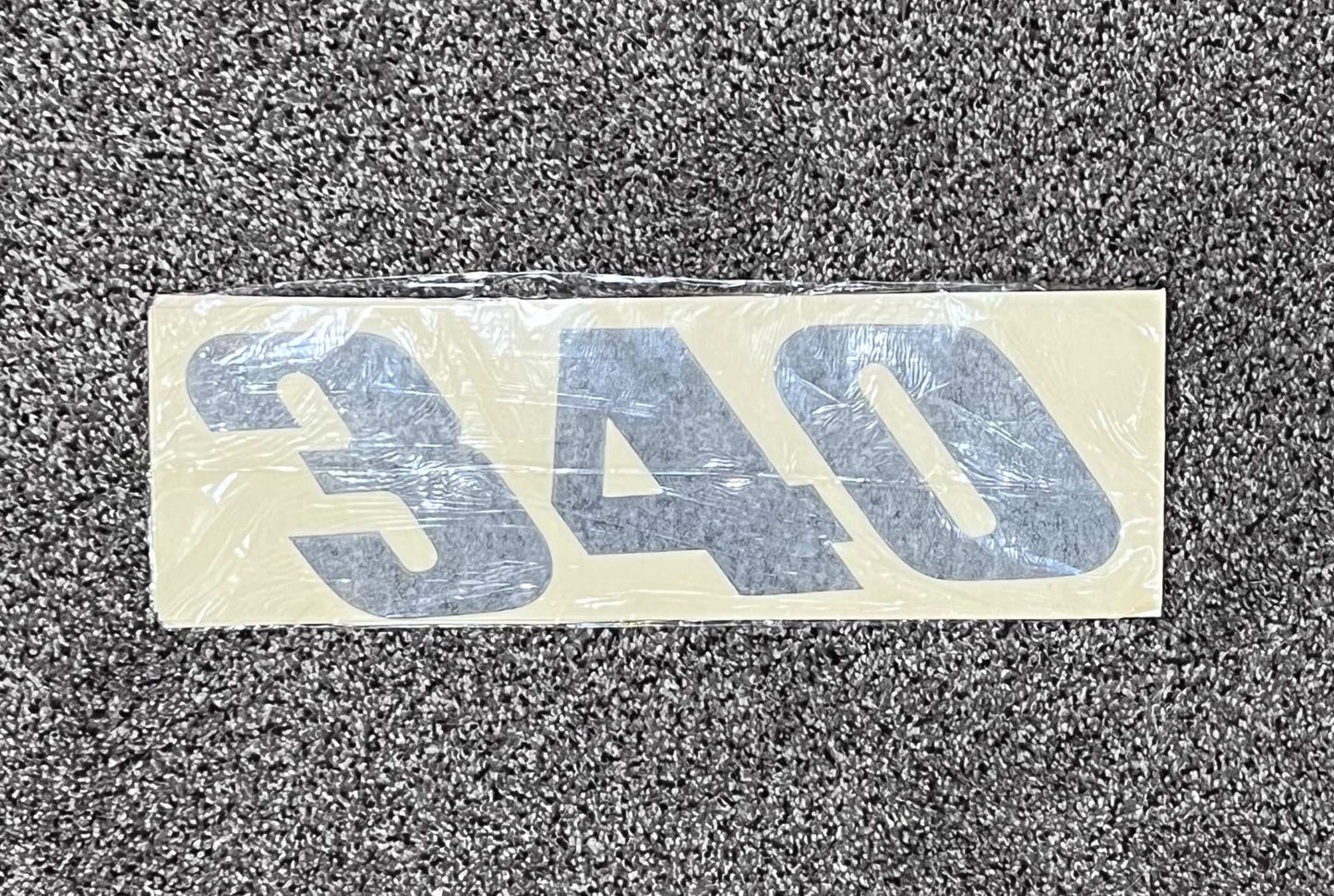 Plymouth 1972-73 340 Duster Black Quarter Panel Left Hand Decal NOS Relic has been stored away safely for decades and measures approximately 4 inches x 13.5 inches