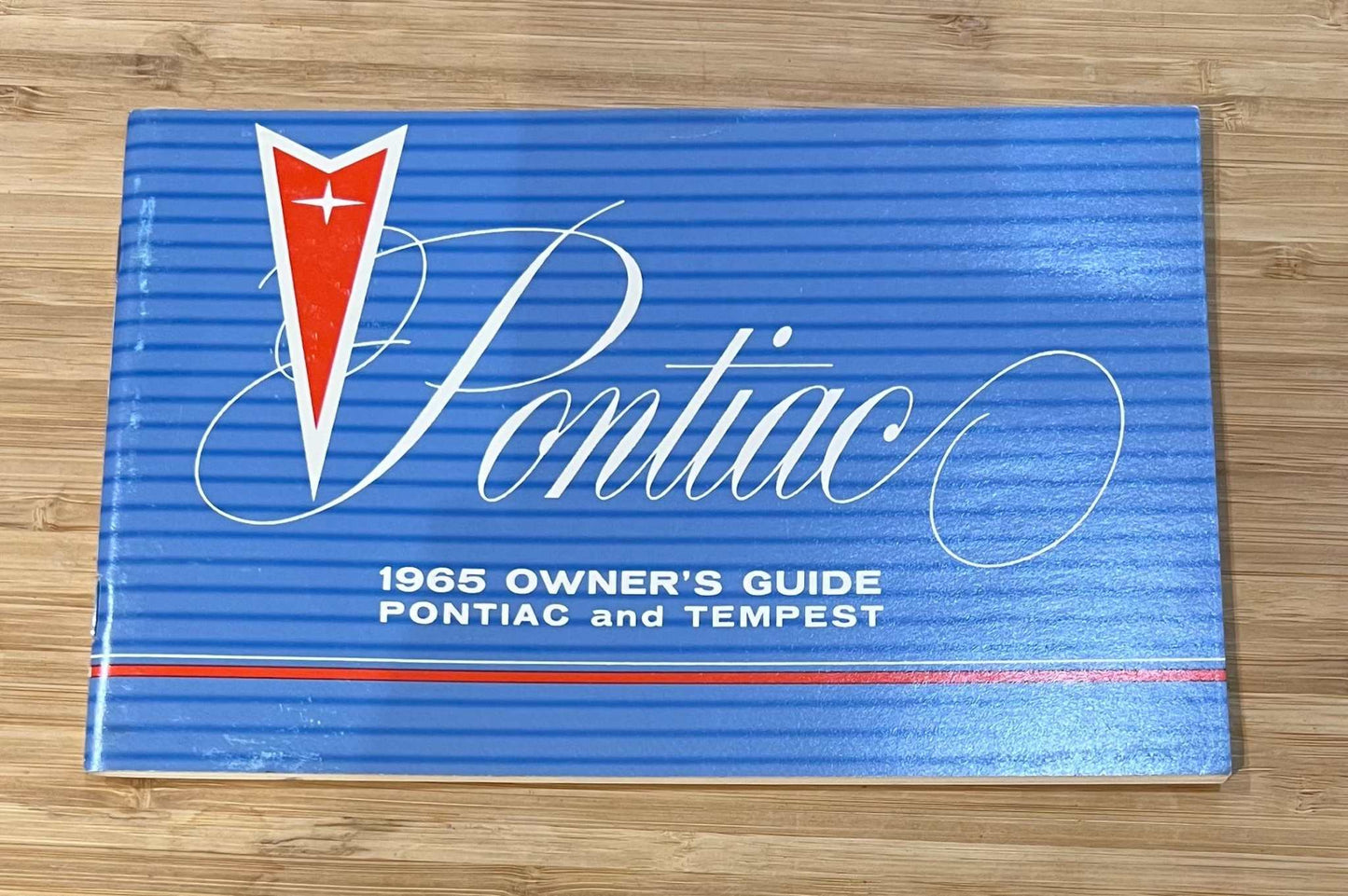 Pontiac 1965 Tempest Owners Guide Manual Vintage NOS EXC Restoration Relic has been store safely away for decades and very unique item for old auto enthusiast