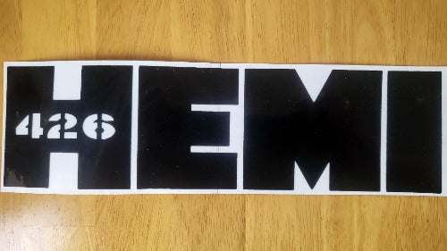 Superbird RR 1970-71 GTX Charger Coronet 426 Hemi Air Cleaner Decal NOS relic has been stored away safely for decades and measures approximately 3 inch x 11.25 inches