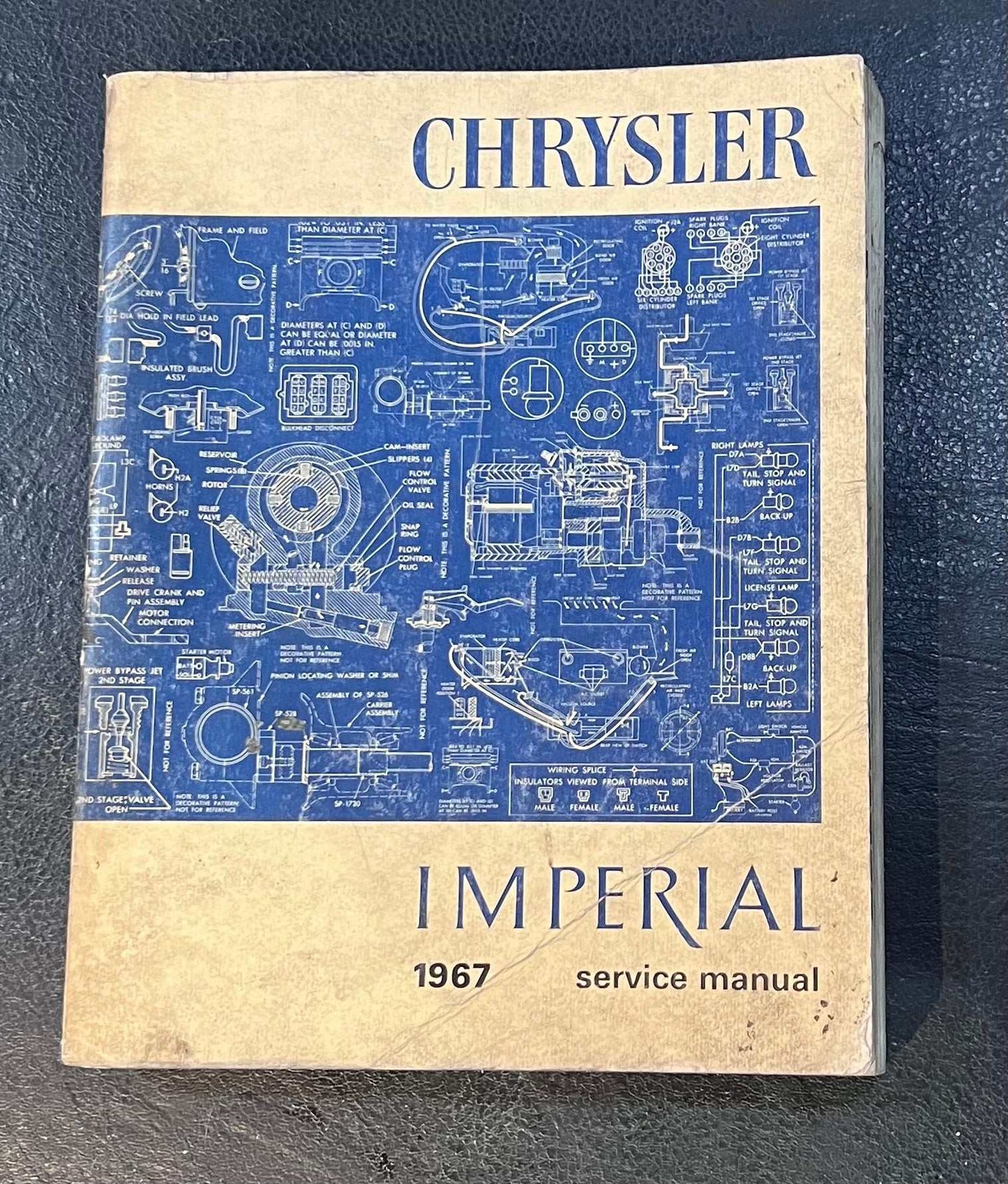 Chrysler Imperial 1967 Vintage Service Manual N.O.S. Restoration EXC Relic has been stored away safely for decades and ton of information for various models