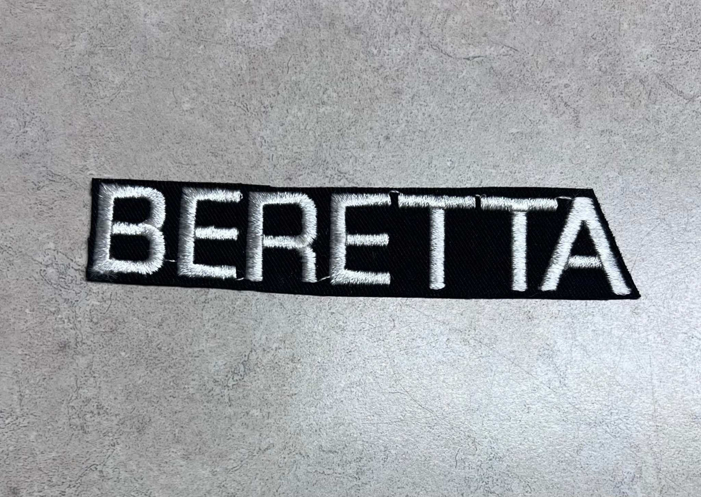 Chevy Beretta Lettering Patch Auto New Old Stock Vintage EXC Condition Relic has been safely stored away for decades and measures approximately 1 x 5 inches