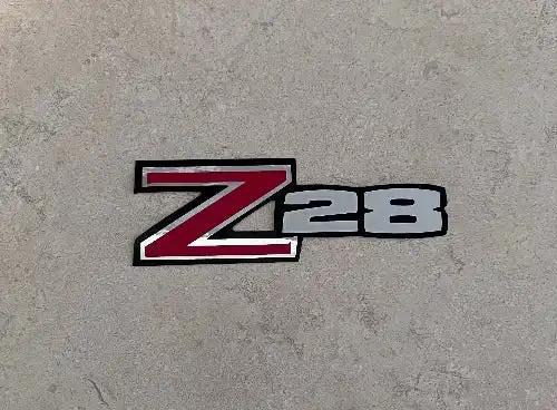 Chevrolet Z28 1971-1974 Rear Spoiler Decal