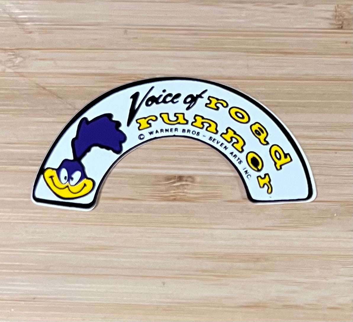 Plymouth 1969-74 Road Runner Horn Decal NOS EXC Condition Restoration relic has been stored safely away for decades and measures approximately .75 inch x 3.25 inches