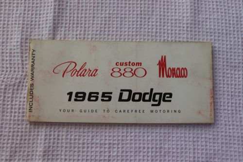 1965 POLARA DODGE Brochure