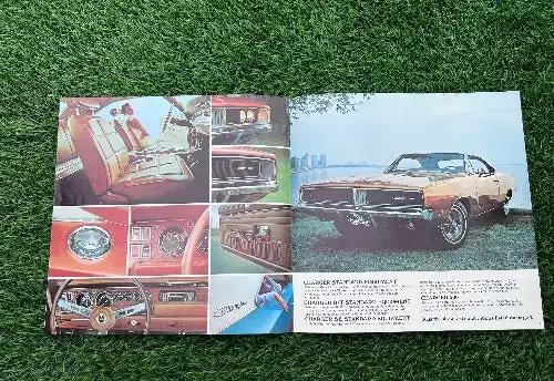 FORMULA 1969 CHARGER BROCHURE ORIGINAL DODGE FEVER NOS VINTAGE ORIGINAL FORMULA '69 CHARGER HERE'S WHAT PERFORMANCE IS ALL ABOUT. DODGE IS TURNING UP THE FEVER COLLECT