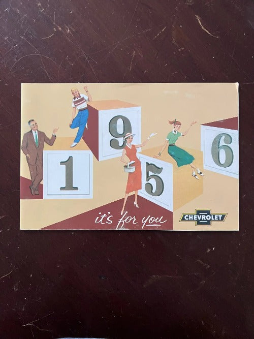 1956 Chevrolet Custom Feature Accessories Brochure