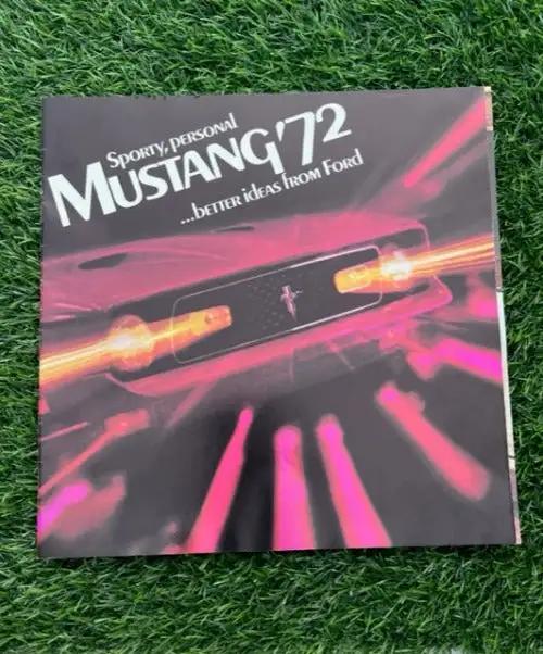 PERSONAL 1972 MUSTANG BETTER IDEAS FROM FORD BROCHURE
