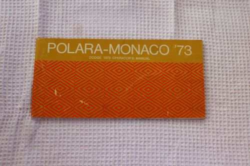 1973 DODGE Polara Monaco Brochure