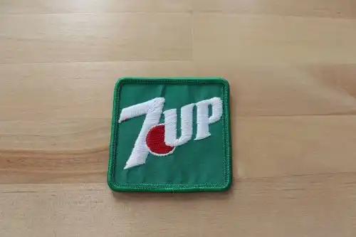 7 UP Soda Pop PATCH NOS VINTAGE EXC STITCHING Unique 70's Collectible