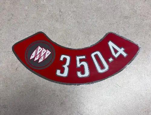 Buick 350 4 Barrel Decal