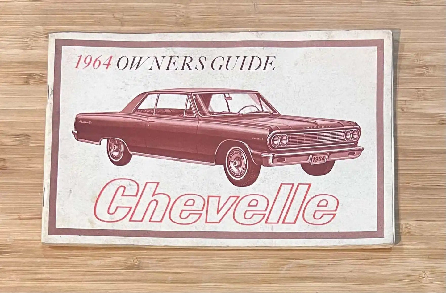 Chevy Chevelle 1964 Vintage Owners Guide Manual N.O.S. Condition EXC Relic has been store safely away for decades and loaded with original information for your class