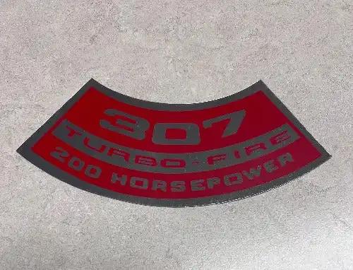 307 Turbo Fire 200 Horsepower Decal