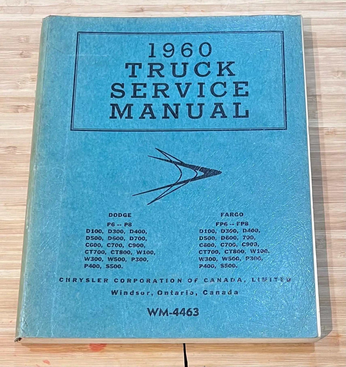 Dodge Fargo 1960 Truck Service Manual Vintage New Old Stock Restoration Relic has been stored away safely for decades and ton of information within the manual