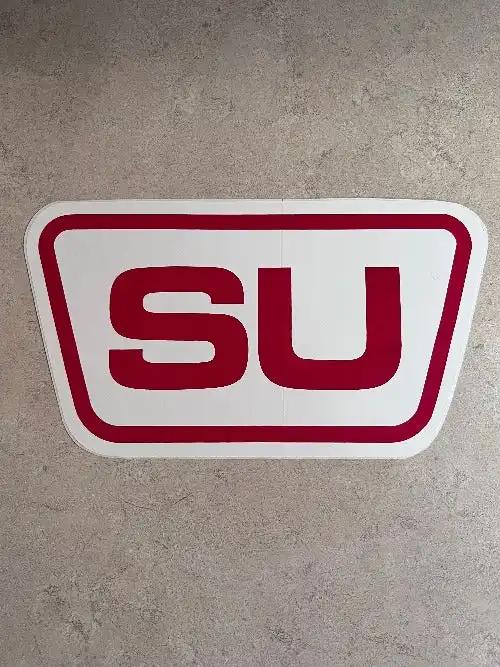 Ford Tractor Red SU Hood Decal Pair