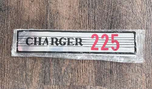 Dodge 1963-1969 CHARGER 225 RT Daytona Air Cleaner Decal Restoration relic has been stored away safely for decades and measures approximately 1.75 inch ix 9.25 inch
