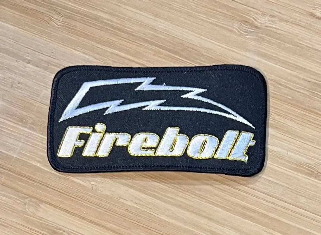 Ebonite Firebolt Logo Bowling Ball Patch Sport NOS EXC Teams League Relic has been safely stored away safely for decades and measures approximately a 2.25 inch x 4 in