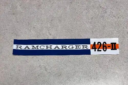 Dodge 1964 Ramcharger 426 II Valve Cover Decal Mopar Restoration NOS relic has been safely stored away for decades and measures approximately 1.75 inch by 9.75 inch