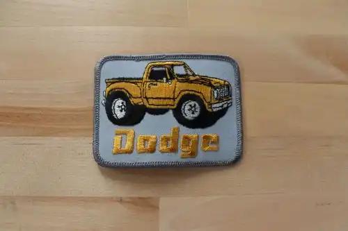 DODGE MONSTER TIRE TRUCKS PATCH AUTO NOS VINTAGE EXC GLITTER STITCHING VINTAGE NOS DODGE patch measuring 4 x 3 inches. A great piece to add to your vintage pickup.