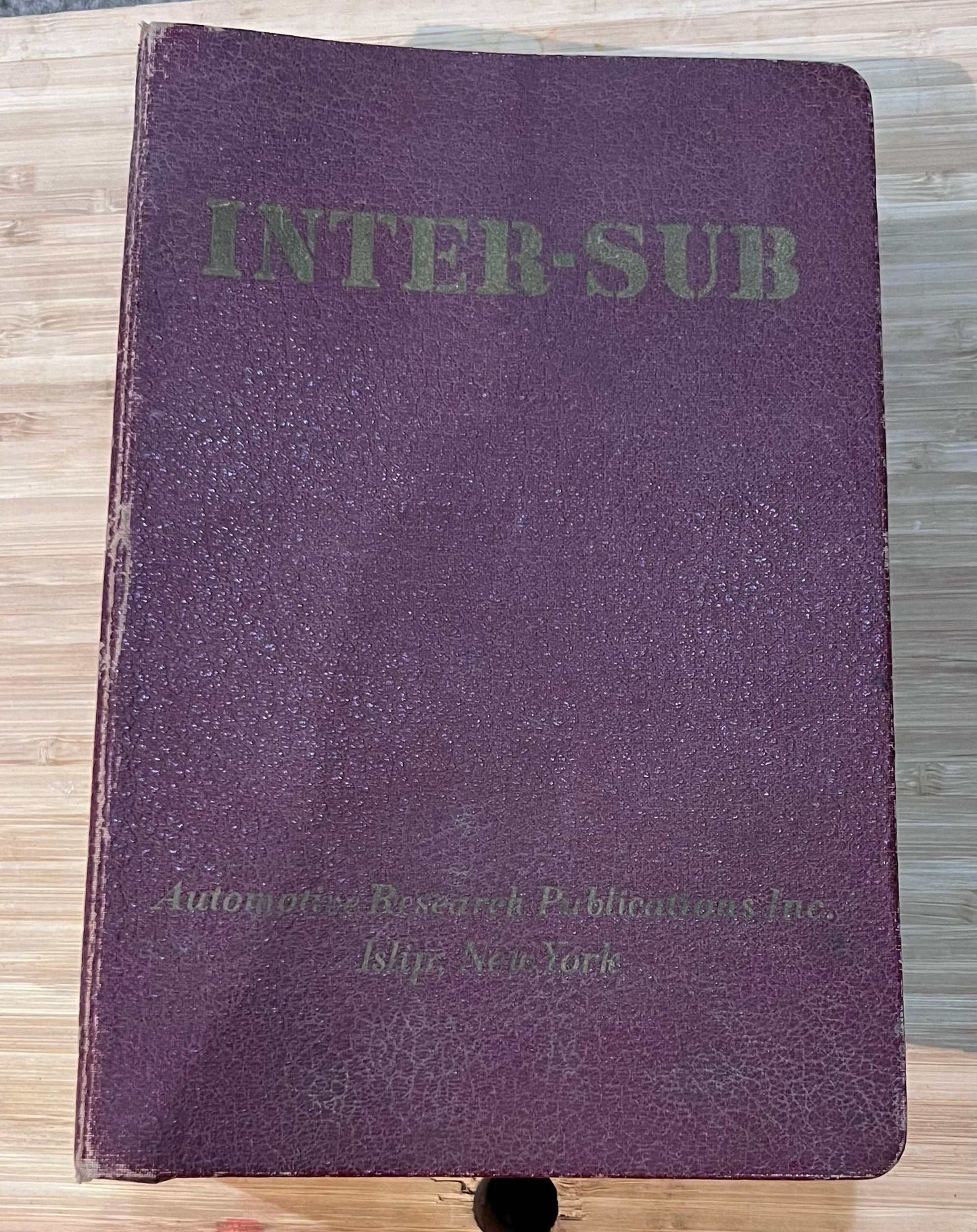 Inter Sub Ford and L M Original Hard Cover 10 Booklet Set Automotive Research Publication Inc Relic has been store safely away for decades and loaded with original