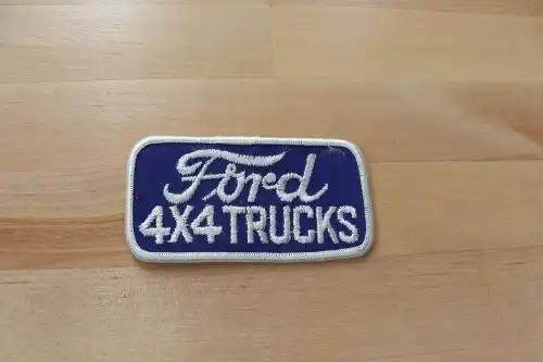 FORD 4X4 TRUCKS PATCH NOS VINTAGE EXC STITCHING. The patch measuring 3 1/2 x 2 inches. A great piece to add to your vintage collection or make your own item