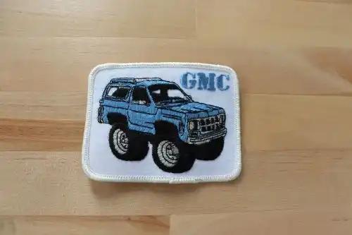 GMC MONSTER TIRE TRUCKS PATCH NOS VINTAGE EXC AUTO GLITTER STITCHING NOS GMC patch measuring 4 x 3 inches. A great piece to add to your vintage pickup collection