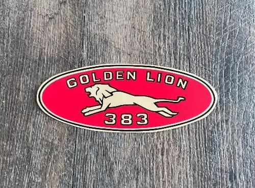 Chrysler 1959 GOLDEN LION 383 Valve Cover Decal Big Block V8 NOS EXC Restoration relic has been stored safely away for decades and measures Approx 2.5 in x 6.25 in