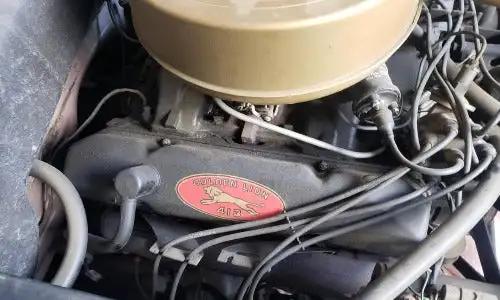 Chrysler 1959 GOLDEN LION 383 Valve Cover Decal Big Block V8 NOS EXC Restoration relic has been stored safely away for decades and measures Approx 2.5 in x 6.25 in