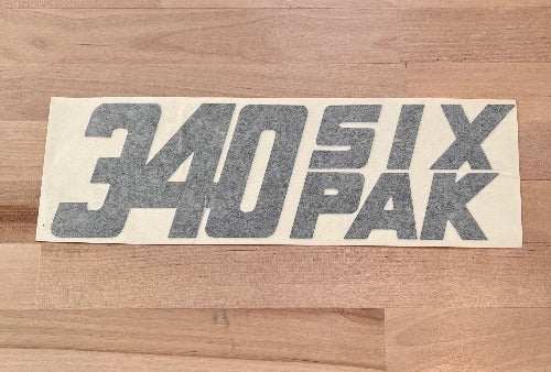 340 Six Pak 1970 Challenger Decal
