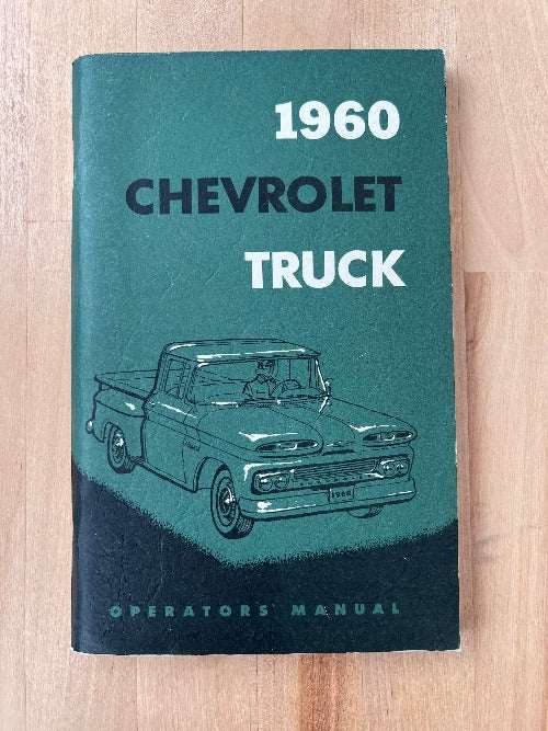 1960 Chevrolet Truck Manual