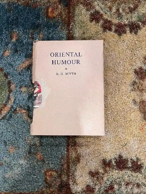RH Blyth 1959 Oriental Humour Book Dust Jacket Hard Cover Unique RARE vintage item 1959 and printed in Japan Study of the concept of humor as advance in pre-senryu
