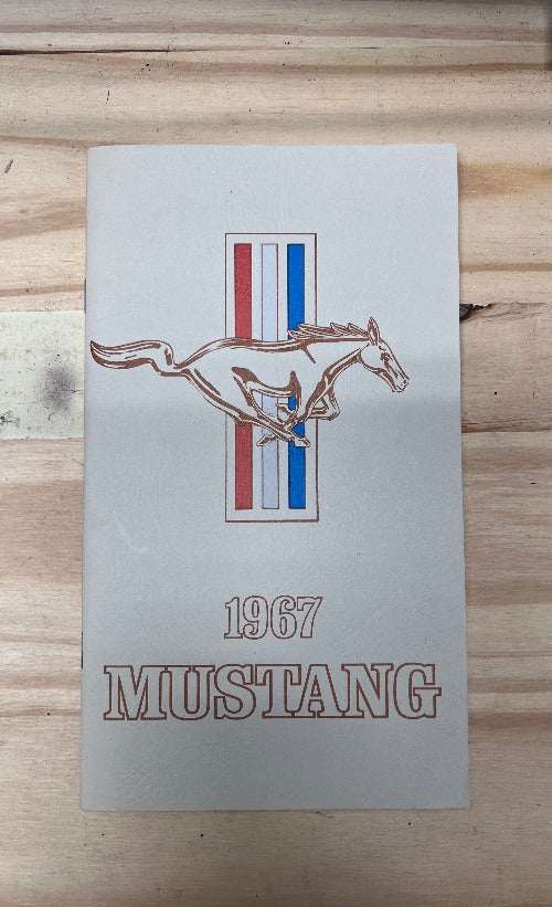 1967 FORD MUSTANG ORIGINAL OWNERS MANUAL NOS Mint VINTAGE MUSTANG COLLECTIBLE Brochure