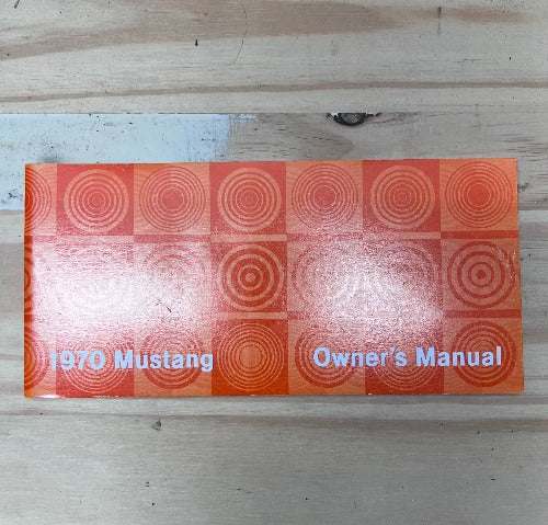 1970 FORD MUSTANG ORIGINAL OWNERS MANUAL NOS MINT VINTAGE MUSTANG COLLECTIBLE Brochure