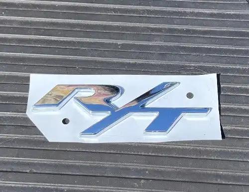 Emblem CHARGER CHALLENGER DART Dodge R T Emblem R/T Grille Emblem chrome plated border recessed black backing Great for the Dodge repair or restoration project