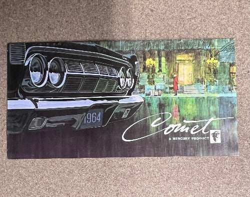 1964 Mercury COMET Original Sales Brochure Catalog MINT CALIENTE 404 202 Station Wagon NOS