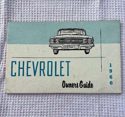 1960 CHEVROLET OWNERS GUIDE ORIGINAL NOS CONDITION 1960 CHEVROLET Brochure