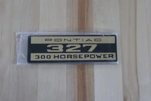 327 300 HORSEPOWER VALVE COVER Decal