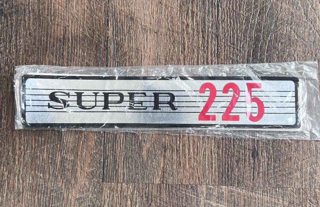 Plymouth 1963-69 Super 225 Valiant Volare Duster Air Cleaner Decal NOS relic has been stored away safely for decades and measures approximately 1.75 inch x 9.25 inch