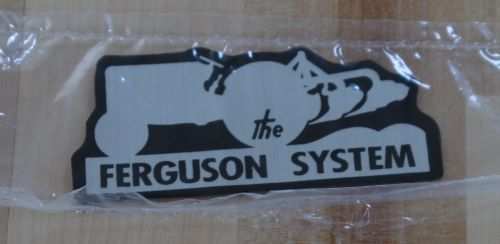 FERGUSON System Massey MF Hood Decal