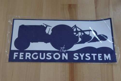 FERGUSON System Massey MF Decal Farm Tractor Mint N.O.S. Item Large This Relic MASSEY FERGUSON MF decal is measuring approximately 1.75x 4.25 inches. N.O.S. Item