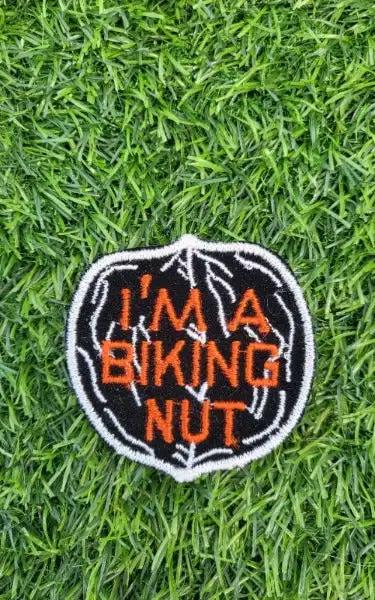 BIKING NUT PATCH Biking Sport I'M A SPORT MINT ITEM NOS L@@K Unique. Measure 2.5 in in NUT LOL Great for any diehard biking individual. patch is unique for sure